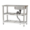 Catering Sink Stainless Steel 1.0 Bowl Commercial Restaurant Kitchen Wash Table