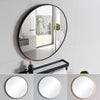 Stylish Bathroom Mirror Bedroom Makeup Dressing Mirror Circle Wall Mounted