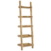 Ladder Shelf Brown 75x37x205 cm Solid Mango Wood vidaXL