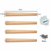 4x Wooden Legs Set Tapered Pine Table Chair Stool Sofa Cabinet DIY 4 Sizes Cone