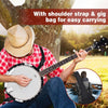 5-string Banjo 39" Full Size Banjo Kit w/ 24 Bracket Remo Head & Digital Tuner