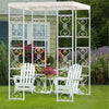 2.7M Tall Steel Patio Gazebo Outdoor Canopy Gazebo Sun Shading Pergola Arbor XL