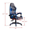 Office Executive Racing Gaming Chair Faux Leather Computer Desk Chair Adjustable