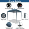 Gazebo Pop-up Waterproof Outdoor Garden Marquee Canopy Wedding Party Tent 2x2M