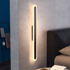 Modern Black LED Wall Lamp LED Long Strip Wall Lights Staircase Corner Wall Lamp