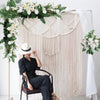 3PCS Artificial Wedding Arch Rose Flower Row Top Table Centrepiece Vase Set