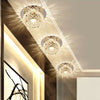 LED Crystal 5W Ceiling Light Fixture Pendant Lamp Lighting Chandelier UK Ship