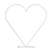 Heart Shaped Wedding Stand Backdrop Arch Frame Flowers Balloons Base Party Decor