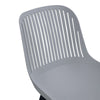 4x Plastic Chairs Dining Living Rooom Kitchen Office Lounge Seat Breathable Back