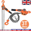 Lever Block Chain Hoist G80 Ratchet Puller 3000kg Capacity 3 m LifterUK