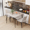 80cm Square Marble Kitchen Dining Table Meeting Room Office Lounge Coffee Table
