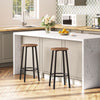 Bar Stools Set of 2 Breakfast Bar Stools for Kitchen Bar Chairs Pub Stool