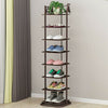 8 Tier Detached Metal Shoe Rack Stand Storage Shelf Organiser Home Decor Door UK