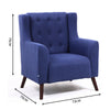 Retro/Vintage Tub Accent Chair Upholstered Padded Armchair Lounge Fabric Sofa UK