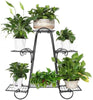 Small Medium Large Multi Tier Tiered Plant Stand Carbonized Shelf Holder Flower