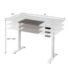 Flamaker 140x70 cm Electric Standing Desk Height Adjustable Computer Desk