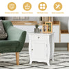 Accent Sofa Side Table Bedroom End Table Nightstand Storage Floor Drawer Cabinet