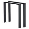 2PCS Metal Industrial Table Legs Square for Bench Coffee Table Furniture Holder