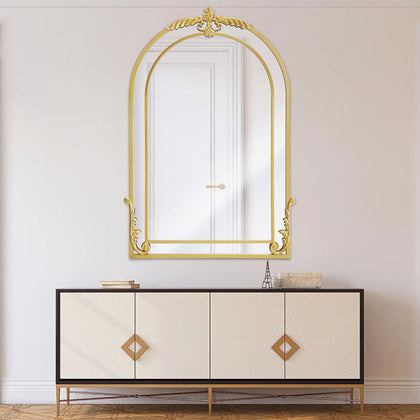 Window Style Mirror Home Decoration Wall Mounted Vintage Art Room Hallway Decor