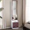Dressing Table With Drawer Mirror Shelf Bedroom Tall Standing Makeup Desk Vanity