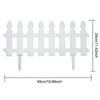 Flexible Plastic Wooden Effect Lawn Border Edge Garden Edging Picket Fencing Set