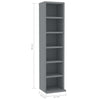 CD Cabinet Bookshelf Bookcase Shelf Video Bookcase Display Storage Organiser