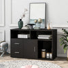 Sideboard Storage Cabinet Table Cupboard TV Unit with 2 Drawers and 1 Door NS