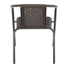 Garden Stackable Chair Seater Waterproof Outdoor Heavy Duty Strong Stacking Seat