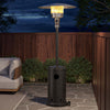 13KW Gas Powered Patio Heater with Wheels Outdoor Garden Warmer Burner Standing