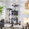 150cm Large Cat Tree Tower Tall Cat Scratching Post for Indoor Cats and Kittens