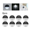 4/8pcs Solar Powered LED Garden Fence Lights Wall Patio Door Outdoor Light
