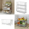 Modern Metal Stacking Wire Kitchen Vegetable Fruit Basket Storage Rack Organizer