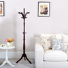 3-Level Height Adjustable Coat Rack Stand Hallway Bedroom Clothes Rail Hanger