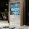 Cabinet Sideboard 170cm Cupboard Display High Gloss / Matt Doors With Free LED