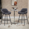 1/2X Bar Stools Velvet Metal Legs Breakfast Stools Kitchen Padded Chairs Home UK