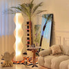 140/170cm Tall Floor Lamp Straw Skirt Standing Light Living Room Bedroom Office