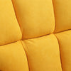 Upholstered Linen Fabric Armchair Rocking Chair Napping Lounge Lazy Sofa Button