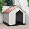 Large Plastic Dog Kennel Pet House Weatherproof Indoor Outdoor Animal Shelter XL