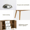 Modern Sideboard Buffet 2 Doors 3 Drawers Storage Cabinet Cupboard for Hallway