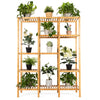 Bamboo Plant Stand 5 Tier 12 Potted Plant Shelf Storage Organizer Display Rack