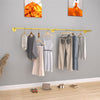 Wall Mounted Industrial Pipe Clothes Rack Clothing Rod Garment Rack Laundry Room