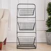 3Tier Metal Vegetable Stand Fruit Storage Rack Basket Kitchen Multipurpose Shelf