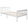 3FT White Bed Frame Kids Bed Single Size Storage Bed Solid Pine Wood Bed QB