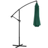 3m Garden Patio Parasol Sun Shade Banana Umbrella Cantilever with Cross Base Set