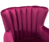 Upholstered Wing Back Armchair Velvet Fireside Lounge Sofa Seat Occasional Chair