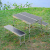Portable Folding Outdoor Garden Table with Chairs/Benches Camping Picnic Set New