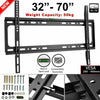 TV WALL BRACKET MOUNT SLIM FIXED FOR 32 40 45 50 55 60 65 70 INCH LED LCD PLASMA