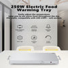 250W Electric Food Warmer Stainless Steel Warming Plate w/ Overheat Protection