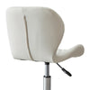 Faux Leather Computer Desk Office Chair Lift Swivel Small Adjustable Chrome Legs