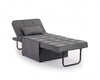 4 in 1 Convertible Sofa Bed, Single Sleeper Chair Folding Ottoman Adjustable